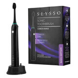 Seysso Carbon Basic, Schallzahnbürste, schwarz, 1 Stück