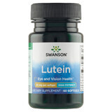 Swanson Lutein, luteină 20 mg, 60 capsule gel