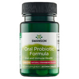 Swanson Oral Probiotic Formula, Erdbeergeschmack, 30 Lutschtabletten