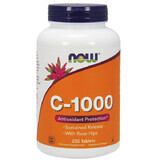 Now Foods C-1000, Vitamin C + Hagebutte, 250 Tabletten