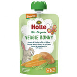 Holle Bio Veggie Bunny, Gemüsemousse in der Tube, Karotte, Süßkartoffel, Erbsen, nach 6 Monaten, 100 g