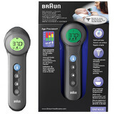 Braun BNT 400, berührungsloses 5-in-1-Stirnthermometer mit Age Precision, schwarz