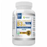 Wish, Vitamin B3 50 mg + L-Leucin + Präbiotikum, 120 Kapseln