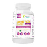 Wish Methyl Folate 5-MTHF 400 μg, aktive Folsäure, 120 vegetarische Kapseln