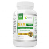 Wish, Organic sulfur MSM 500 mg, 250 tablets