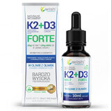 Wish Natural Vitamin K2 MK7 + D3 Forte, Tropfen, 30 ml