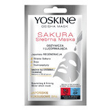 Yoskine Geisha Mask Sakura Nourishing & Firming Silver Fabric Mask 20ml