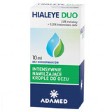 Hialeye Duo, intensiv befeuchtende Augentropfen, 10 ml