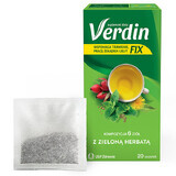 Verdin Fix with green tea, 20 sachets