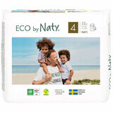 Eco By Naty, pañales talla 4, 8-15 kg, 22 unidades