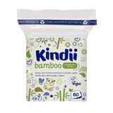 Cleanic Kindii Bamboo, cotton pads for babies and children, 60 pieces