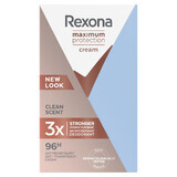 Rexona Maximum Protection, Creme-Antitranspirant-Stick, Clean Scent, 45 ml