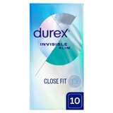 Durex Invisible Close Fit, passende Kondome, 10 Stück