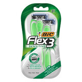 BIC Flex 3 Sensitive, Herren-Rasierer, drei Klingen, 3 Stück