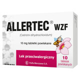 Allertec WZF 10 mg, 10 Filmtabletten