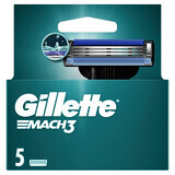 Gillette Mach 3, Ersatzkartuschen, 5 Stück