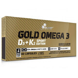 Gold Omega 3 D3 + K2 Sport Edition, 60 Kapseln