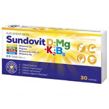 Sundovit D3 + Mg + K2 + B6, 30 Tabletten