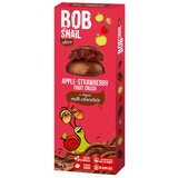 Bob Snail Choco Fruit Snack in Milchschokolade, Apfel, Erdbeere, 30 g