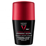 Vichy Homme Clinical Control, Roll-on Antitranspirant für Männer, 96 Stunden Schutz, 50 ml