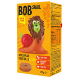 Bob Snail Eat &amp; Play Snack alla frutta, mela, pera, 20 g + giocattolo