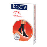 Jobst For Men Explore, șosete de compresie pentru genunchi, CCL2, vârf închis, mărimea 2, negru