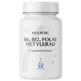 Ganzheitliches B6, B12, Folat Metylerad, 60 Kapseln