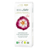 Eco by Naty, compresas postparto ecológicas, compostables, Extra, 10 uds.