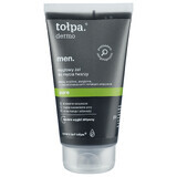 Tolpa Dermo Men Pure, Reinigungsgel mit Holzkohle für das Gesicht, 150 ml