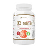 Progress Labs Vitamin D3 4000 IU 100 μg + Prebiotikum, 120 Kapseln