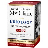 Janda My Clinic Cryology 50+, Augencreme, Tag und Nacht, 15 ml