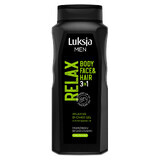 Luxja Men Relax, entspannendes 3-in-1-Duschgel, Hanföl, 500 ml