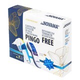 Novama Kids Pingo Set, elektrischer Nasensauger mit Melodien + Free NT17, berührungsloses Thermometer, Frost weiß