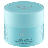 Miya myWATERmask, intensiv feuchtigkeitsspendende Maske für Gesicht und Augenpartie, 50 g