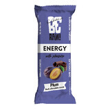 BeRAW! Energy, Energieriegel, Pflaume, dunkle Schokolade, 40 g