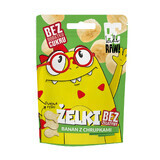 BeRAW! Kids, Jelly Beans, Banane mit Chips, ohne Zuckerzusatz, 35 g