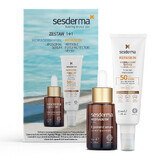 Sesderma Hidraderm Hyal Set, Liposomenserum, 30 ml + Repaskin, leichter Gesichtssonnenschutz, SPF 50, 50 ml