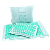 Rea Soul Mat, acupuncture mat with pillow, underwear, mint + free bag