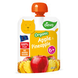 Deva Organic Bio fruit mousse in a tube, apple and pineapple, after 6 months, 90 g