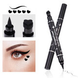 Eyeliner tus carioca, Kiss Beauty, mit Herzstempel, 03