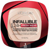 Polvere per il viso, Loreal, Infallible 24H Fresh Wear, Fondotinta in Polvere, 5 Perle, 9 g