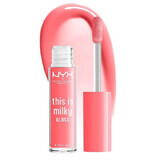 Brillant à lèvres, NYX Professional Makeup, This Is Milky Gloss, 05 Moo-Dy Peach, 4 ml