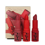 Set de 3 barras de labios, Technic, Satin, Vegan