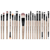 Set mit 20 Makeup-Pinseln, Nude, inkl. Aufbewahrungsetui