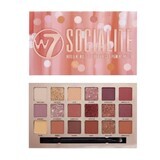 Eyeshadow palette W7 Socialite, 18 colors