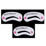 Set Eyebrow stencils Makeup, Magical, 3 pieces