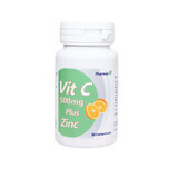 Vitamin C 500 mg + Zink, 30 Tabletten, Pharmex