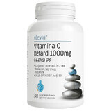 Vitamin C Retard 1000mg mit Zn und D3, 30 Filmtabletten, Alevia