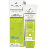 Flos-Lek Pharma Anti Acne Enzymatisches Peeling für Mischhaut und zu Akne neigende Haut, 50 ml