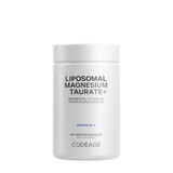 Codeage Liposomales Magnesium Taurat+, Liposomales Magnesium Taurat Liposomal mit Vitamin B6, 120 Cps